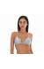 Top triangulo tradicional prata Soutien Silver Tri