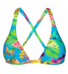 Top cortinao flora tropical azul Soutien Tropical Blue Cortinao