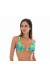 Top cortinao flora tropical azul Soutien Tropical Blue Cortinao