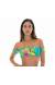 Top ombro a ombro tropical azul Soutien Tropical Blue Ombro A Ombro