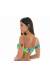 Top ombro a ombro tropical azul Soutien Tropical Blue Ombro A Ombro