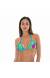 Top triangulo tropical azul Soutien Tropical Blue Triangulo