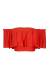 Top babado verao Soutien Urucum Babado