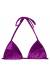 Top triangulo recorte galaxia Soutien Velvet Fuchsia