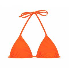 Top Triangulo Rolote Laranja Top Lacinho King