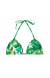 Top Floresta Verde Top Folhagem Frufru