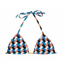 Top frufru estampa geometrica Top Geometric Frufru