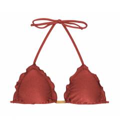 Top frufru vermelho brilho Top Liquor Frufru