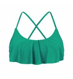 Top Verde Babado Top Malaquita Babado