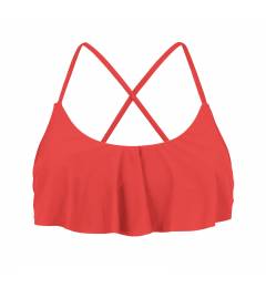 Top Red Babado Vermelho Top Melancia Babado