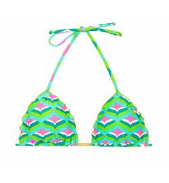 Top frufru triangulo sereia Top Mermaid Frufru