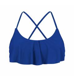 Top Babado Detalhe Costa Top Planet Blue Babado