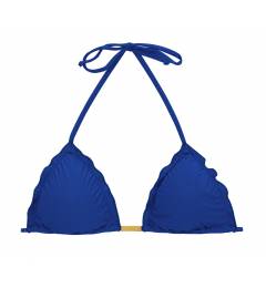Top Cortininha Detalhe Biju Top Planet Blue Eva