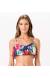 Top babado floral Soutien Babadinho