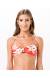 Top tomara que caia folhagem red Soutien Encanto