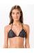 Top triagulo floral liberty frufru Soutien Isa Ambra