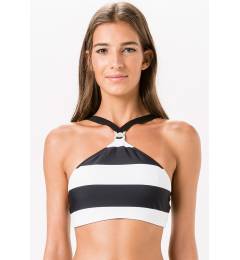 Top cropped listrado Soutien Melissa