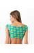 Top cropped transpassado coqueiro Soutien Palmeiras Amarelas