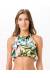 Cropped babado estampa verao Soutien Saint-malo