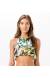 Cropped babado estampa verao Soutien Saint-malo