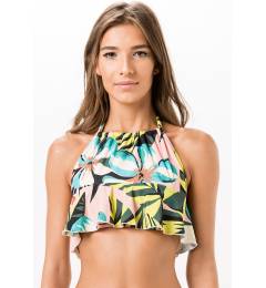 Cropped babado estampa verao Soutien Saint-malo