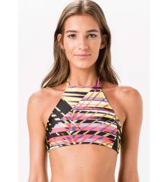 Top nadador geometrico colorido Soutien Tansy