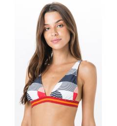Top cortinao estampa listras - Top Elastico Match