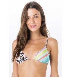 Top trianculo cortininha estampado - Top Frufru Drone