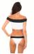 Biqu�ni ombro a ombro White And Black